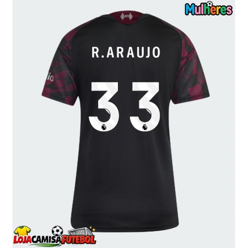Camisa de Futebol Liverpool Ronald Araujo #33 Equipamento Alternativo Mulheres 2026-27 Manga Curta